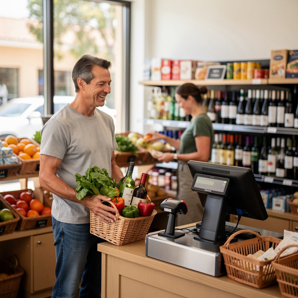 Westside Market & Liquor in Santa Barbara showcasing fresh produce, pantry items, and quality grocery selections